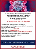 Zmiana oragnizacji pracy Urzędu