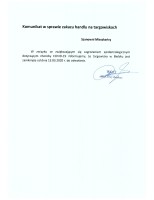Komunikat w sprawie zakazu handlu na targowiskach