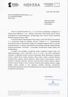 Komunikat firmy NEXERA