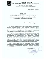 Okólnik w sprawie płatności za odbiór odpadów komunalnych