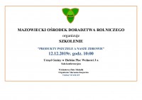 Zaproszenie MODR - Szkolenie