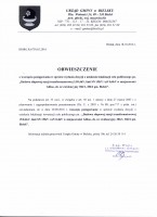Obwieszczenie