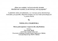 Odeszłaś tak wcześnie...