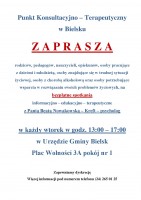 Nowe godziny spotkań z psychologiem