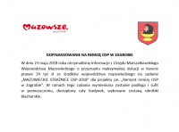 Dofinansowanie na remizę OSP w Zagrobie