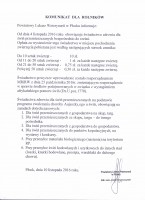 Komunikat dla rolników