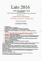 Zaproszenie na obóz turystyczno-wypoczynkowy