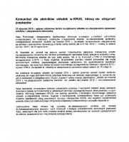 Komunikat KRUS