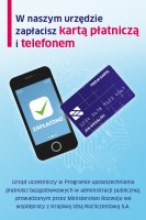 W naszym urzędzie zapłacisz kartą płatniczą i telefonem