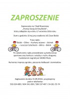 Zaproszenie na I Rajd Rowerowy