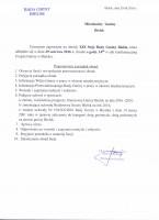 XIX Sesja Rady Gminy Bielsk - zaproszenie
