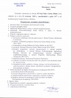 XI Sesja Rady Gminy Bielsk - zaproszenie 