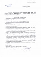 XX Sesja Rady Gminy Bielsk - zaproszenie 