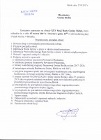 XXV Sesja Rady Gminy Bielsk - zaproszenie 