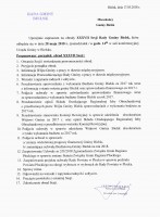 XXXVII Sesja Rady Gminy Bielsk - zaproszenie