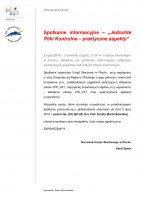 Spotkanie informacyjne - 