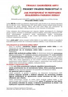 Uwaga! Zagrożenie ASF!