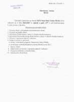XXVI Sesja Rady Gminy Bielsk - zaproszenie 
