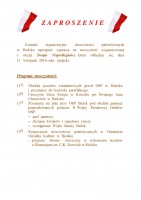 Zaproszenie na Święto Niepodległości