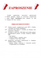 Zaproszenie na Święto Niepodległości