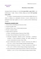 XXI Sesja Rady Gminy Bielsk - zaproszenie