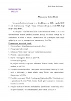 XIX Sesja Rady Gminy Bielsk - zaproszenie