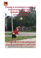 Zaproszenie na Turniej w Siatkówkę Plażową