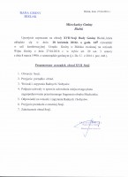 XVII Sesja Rady Gminy Bielsk - zaproszenie