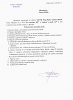 XXVIII Sesja Rady Gminy Bielsk - zaproszenie 